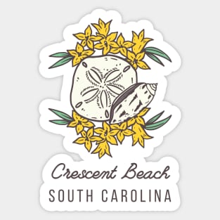 Crescent Beach South Carolina SC Tourist Souvenir Sticker